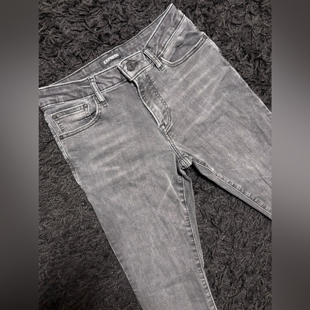 Express Charcoal Denim Pants